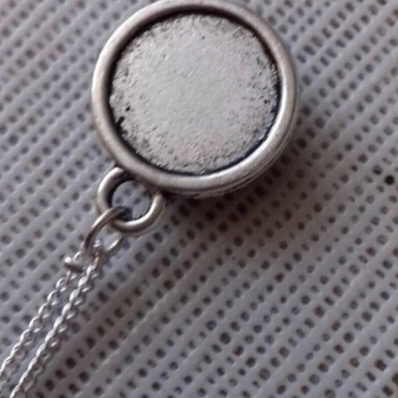 🌍HANDMADE GREEN DRUZY SET EARRINGS AND NECKLACE - Picture 4 of 4